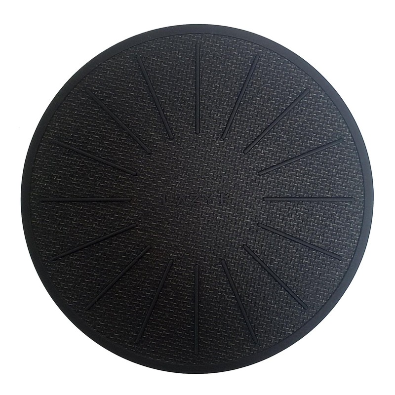 Lazy K Induction Cooktop Mat – Silicone Fiberglass 6.2inches- XS(BK), Black