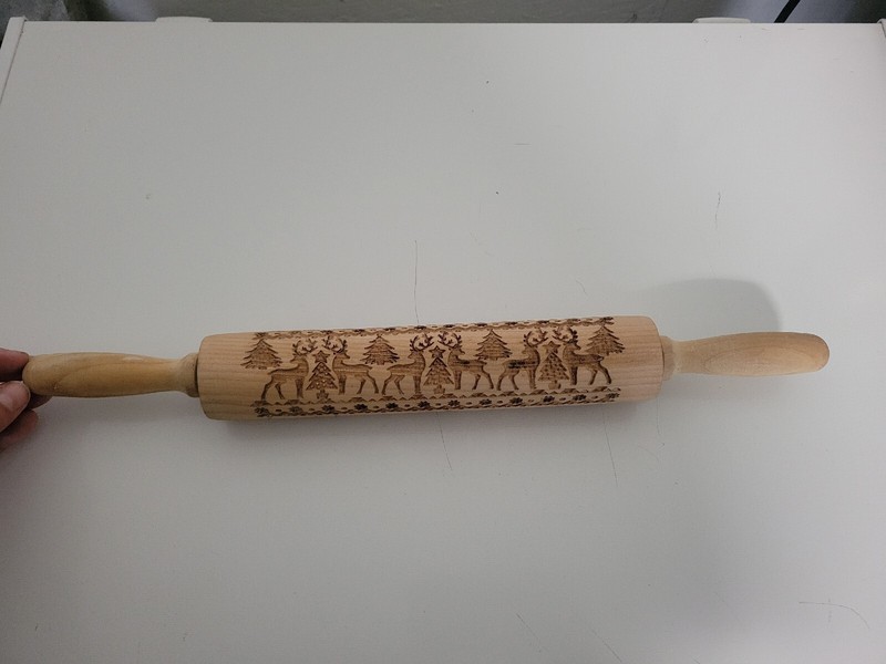 Rolling Pin With Imprinted Design