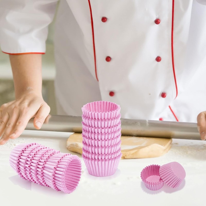 1 Inch Super Mini Cupcake papers Liners Baking Cups 1000 Pack Muffin Lining gallery