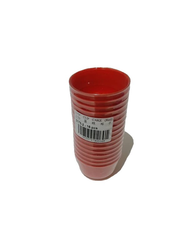 Kutsinta Plactic Puto, Pichi Pichi, Molder Molds Medium 16 Pcs 4.5cm Red Cups