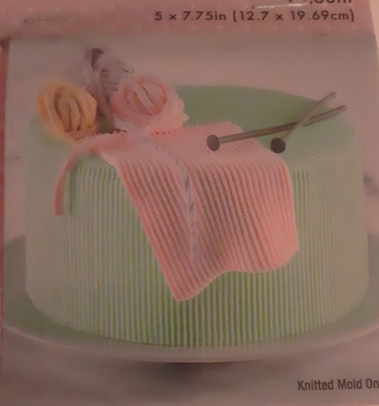 Silicone Fondant Knitted Yarn Woven Mold 3D Decorating Pad 7.75 x 5 in. gallery