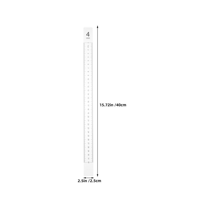 3 Pcs Baking Balance Ruler Dough Rolling Leveling for Cookie Pastry gallery