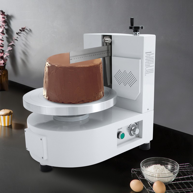 Cake Decoration Coating Machine, 110V Adjustable Cake Applicator Edge Polisher, gallery