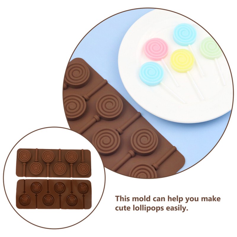 2PCS Baking Molds Baking Bakery Lollipop Molds Baking Tool for Baking Canteen gallery