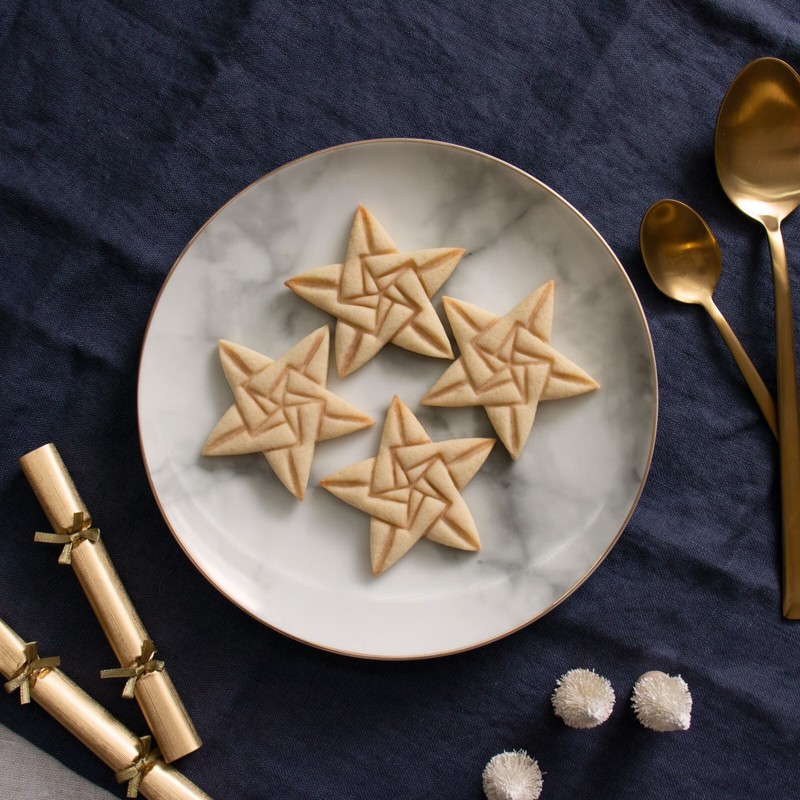 5 Sided Star Cookie Cutters Set - Christmas yule meteor Bethlehem Comet galaxy gallery