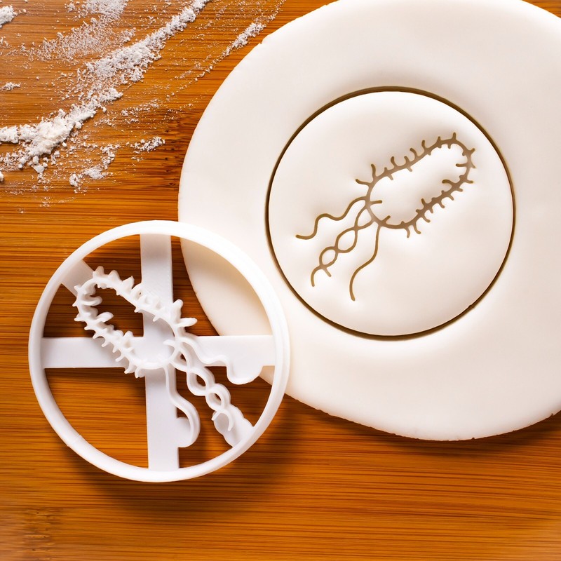 Bacteria cookie cutter – Microbiology laboratory science biology virology phd