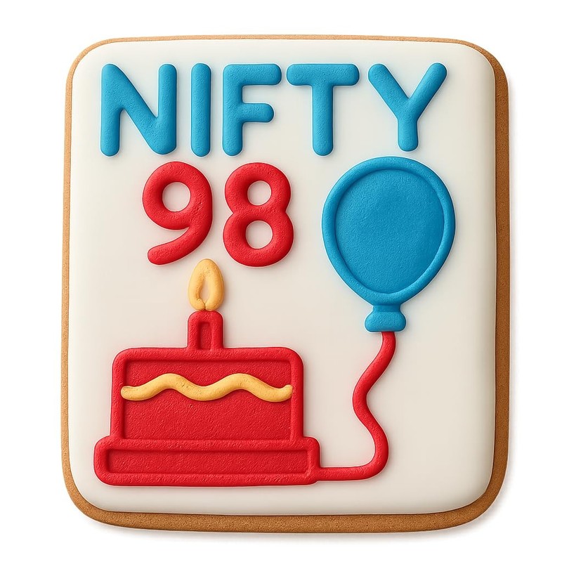 Nifty 98 Modern Cookie Cutter & Stamp, Fondant & Clay - 4x4" gallery