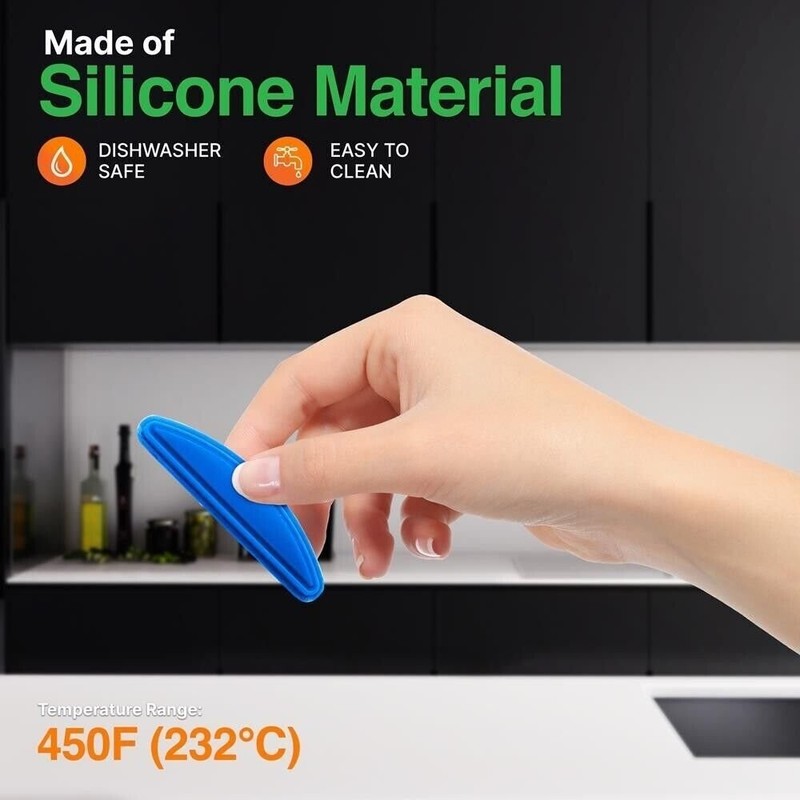 NutriChef Blue Silicone Handles-Flexible Design for Bakeware Pan-NCBK10S, NCBK3S gallery