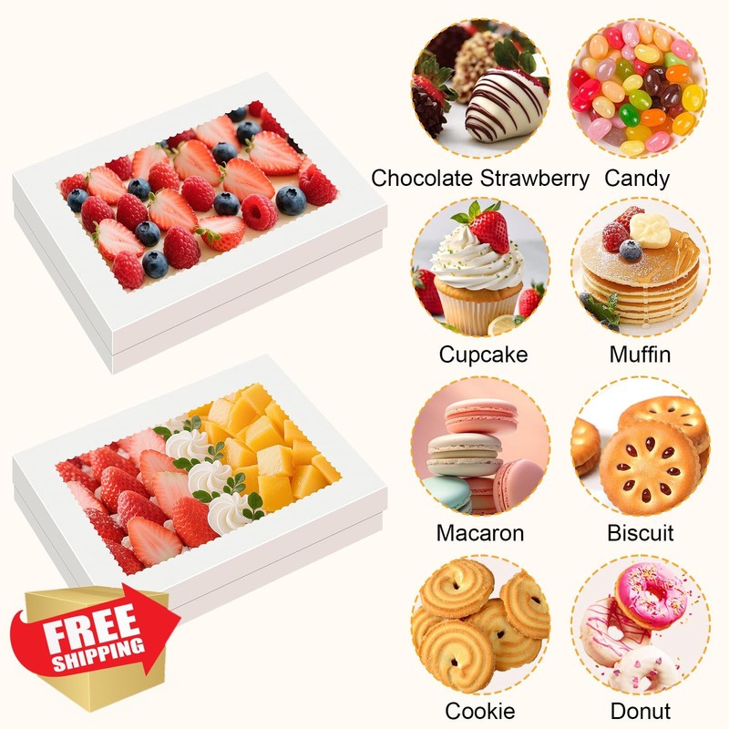 Essenya 14X10X4 Inch Cake Boxes 15 Pcs gallery