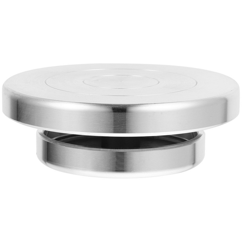 Aluminum Alloy Turntable Pottery Sculpture Carving Plate Clay Craft Tool Home gallery
