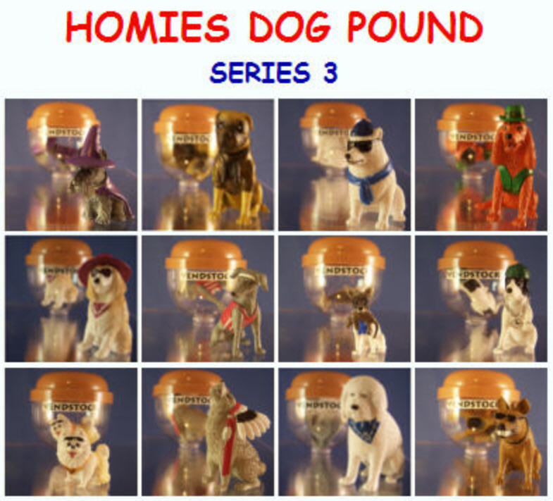 HOMIES DOG POUND 3 SERIES SET NEW 1:32 SCALE DIORAMA MINI FIGURE YOU PICK ONE