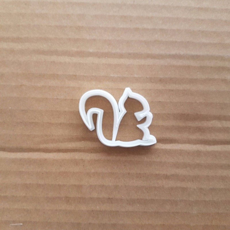 Squirrel Tree Chipmunk Shape Cookie Cutter Dough Biscuit Pastry Fondant Sharp gallery