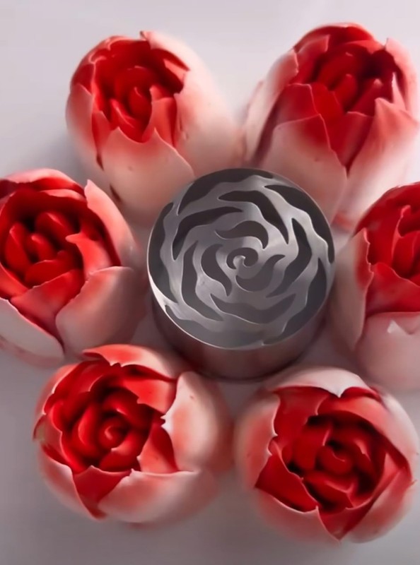 4pcs Russian Piping Tips Set Extra Large Stainless Steel Flower Icing Tips fo... gallery