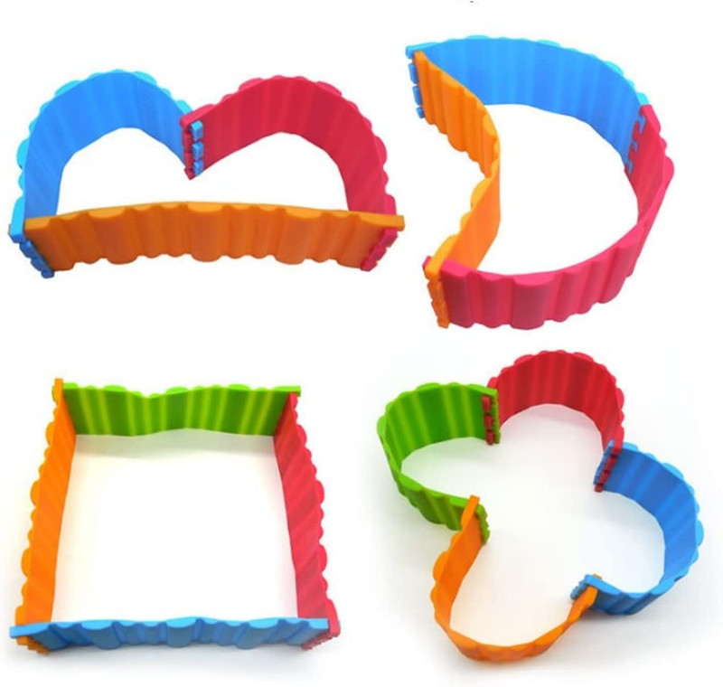 4PC Multicolor Cake Mold Nonstick Silicone DIY Baking Mould Tools Cake Pan Snake