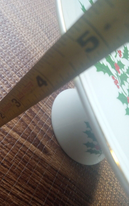 All The Trimmings Christmas Holly Berries Cake Stand Japan 10 1/4" gallery