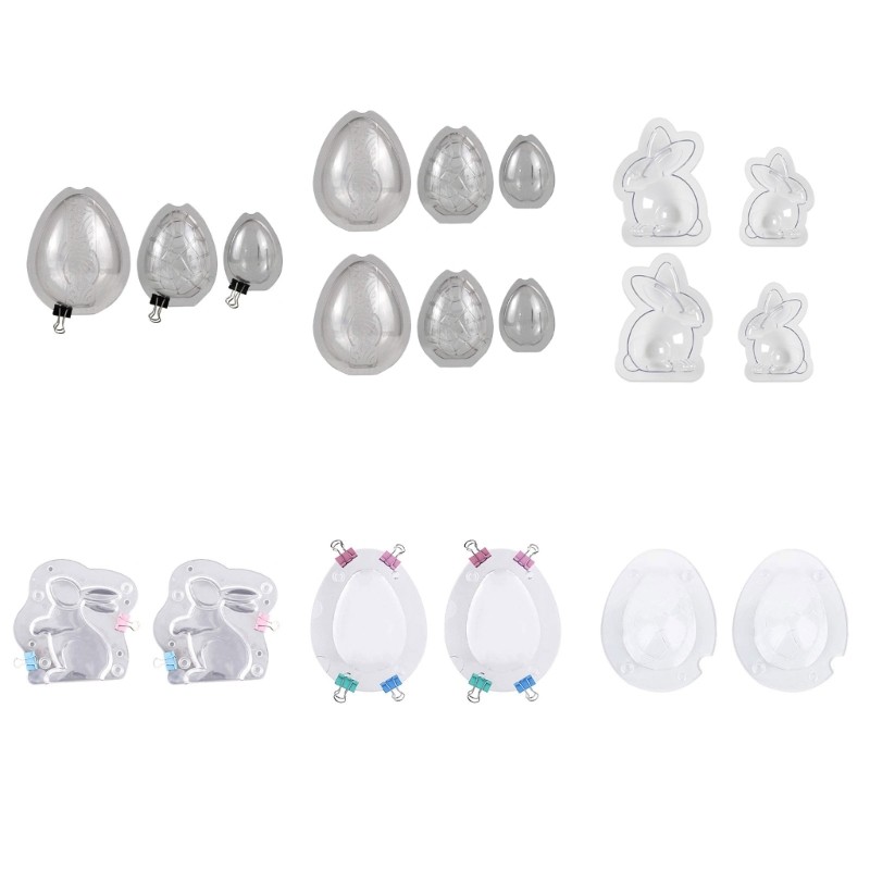 Cookie Silicones Baking Molds Easters Eggs Epoxy Resin Molds Rabbit gallery