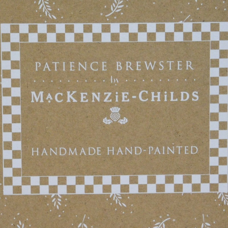 MACKENZIE-CHILD'S,PATIENCE BREWSTER,ROSE LOVES A PARTY CAKE PEDESTAL,N.I.B. gallery