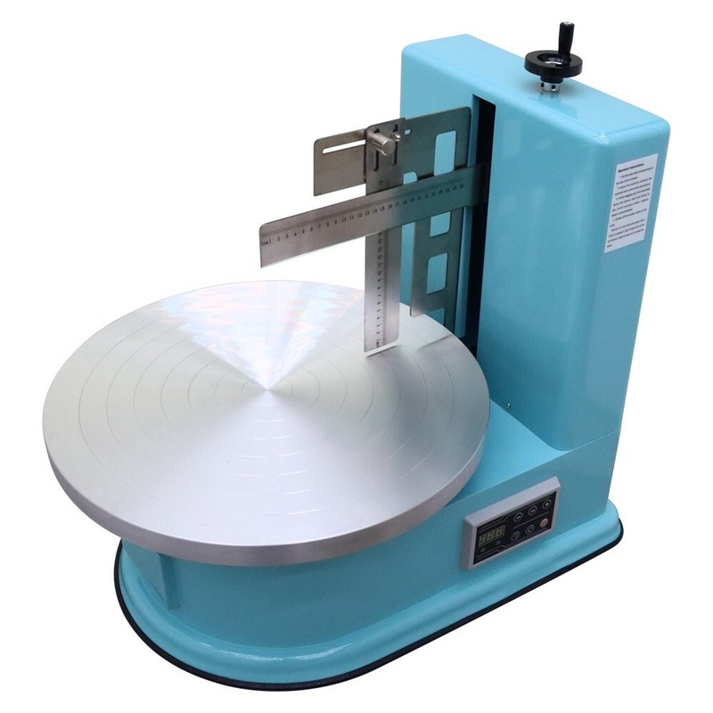 110V Cream Spreading Coating Smearing Machine for 4"-16" Cake 19.7" Turntable gallery