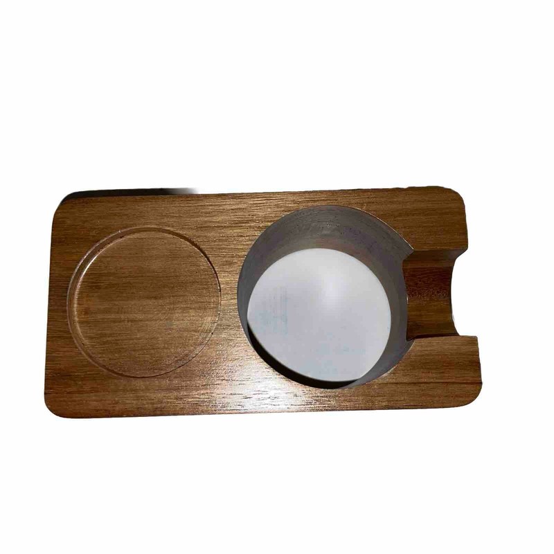 Navaris Wood Coffee Tamper Station - 51mm Holder for Espresso Machine... gallery