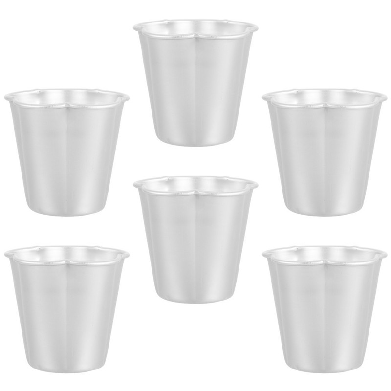 6 Pcs Small Tart Tins Muffin Pan Nonstick Baking Moulds Dessert Molds