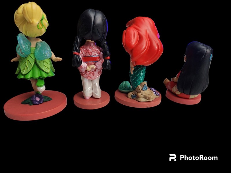 Disney Animators Various Character Collection PVC Cake Toppers Mini Figure 8 Lot gallery