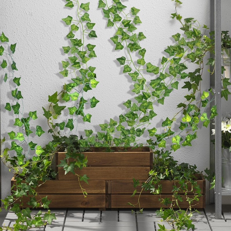 CQURE 120Pack 840Ft Artificial Ivy Fake Vines,Ivy Garland Greenery Garland Fake gallery