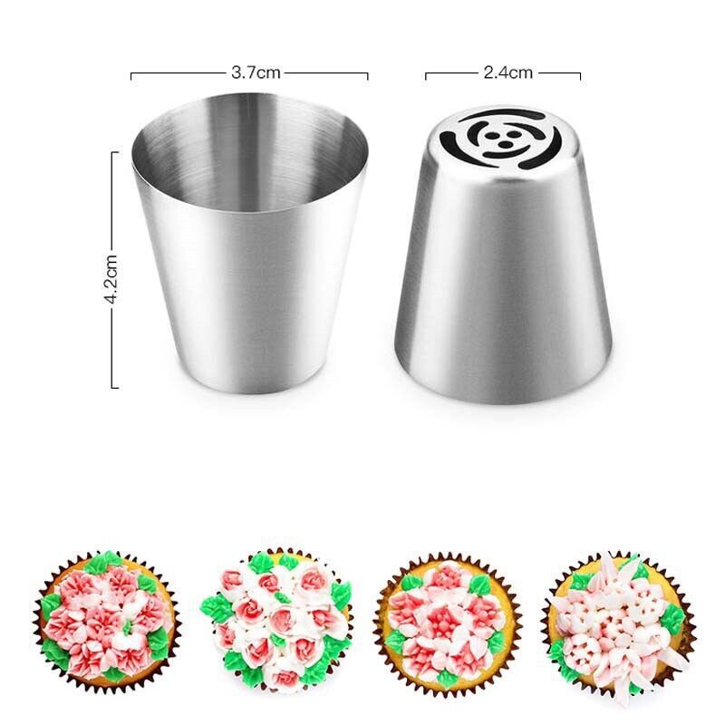 6PCS Russian flower mouth set Piping Tips DIY Baking Supplies Cake Decorating gallery
