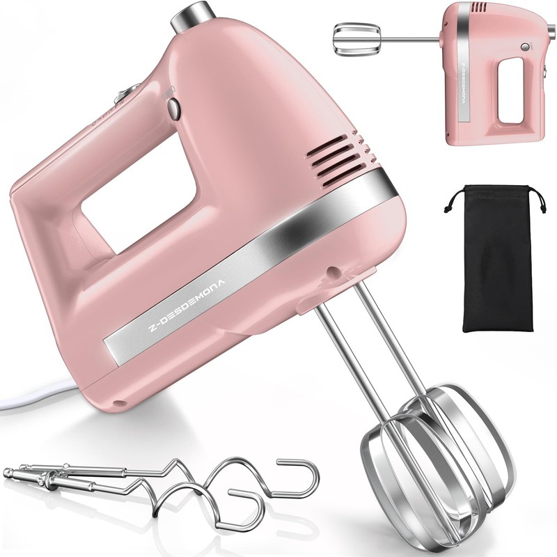 Electric Hand Mixer, Powerful 300W Hand Mixer Electric Handheld with 304 Beat...