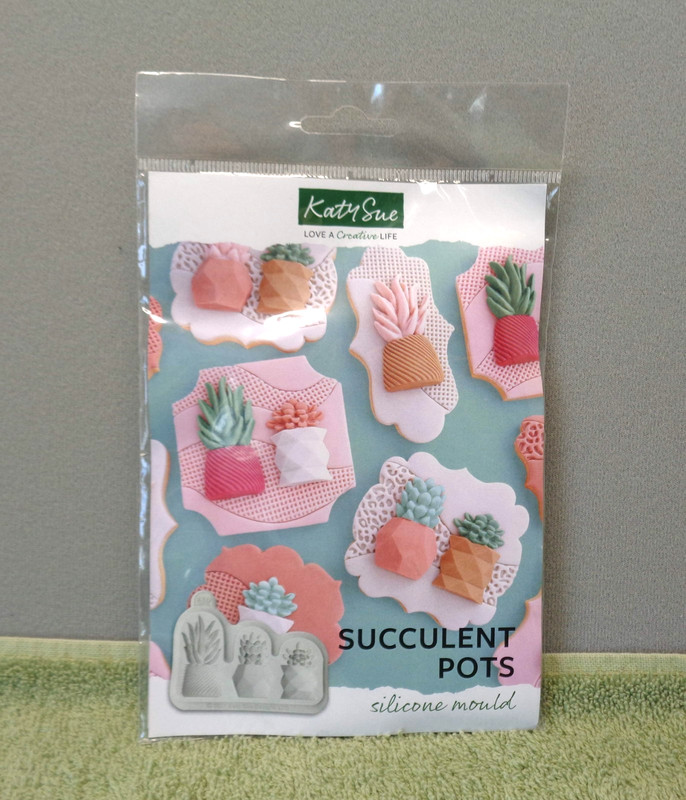 Katy Sue Designs- Succulent Pots Silicone Mould- Plants- NEW NIP