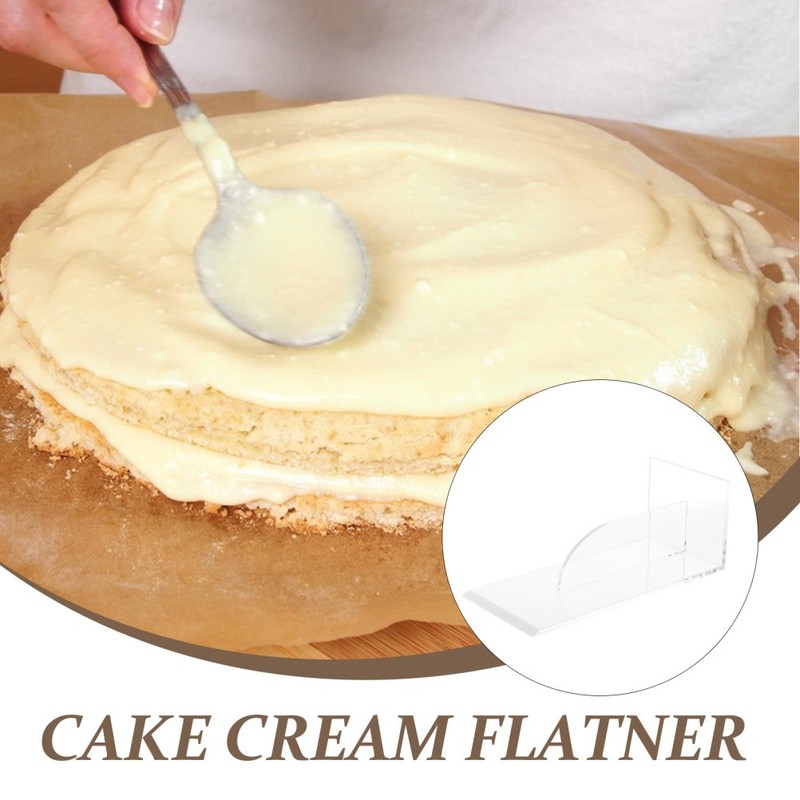 Sharp Edge Smoother by Carol Large Fondant Acrylic Scraper Cake Decorating gallery