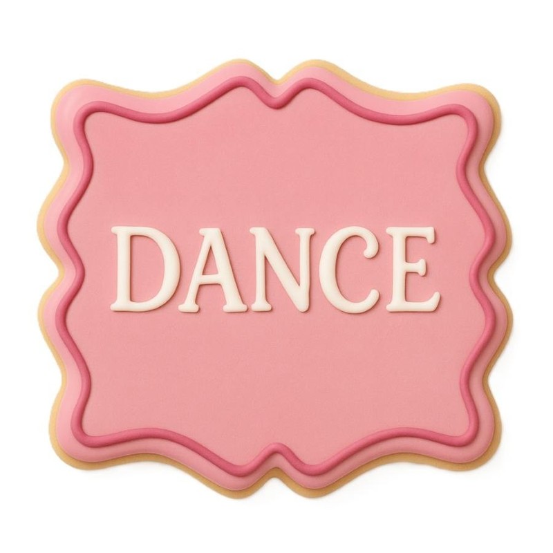 Fluted Rectangle Plaque 4.5'' Cookie Cutter Metal gallery