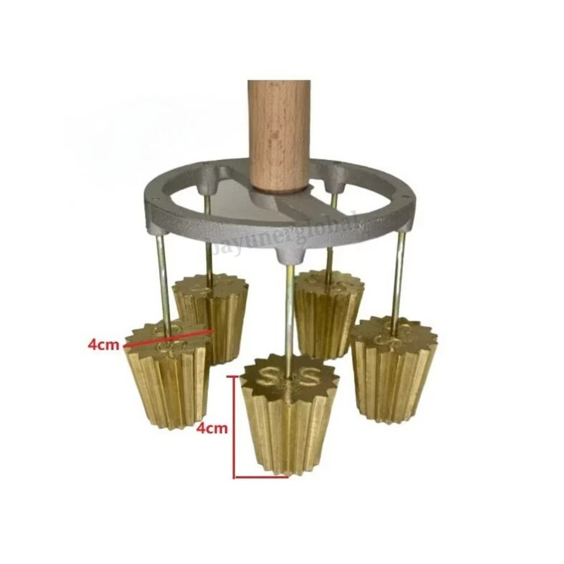 5 in 1 Pie Tee Top Hat Tart Patty Shell Croustade Brass Copper Mold DHL EXPRESS gallery