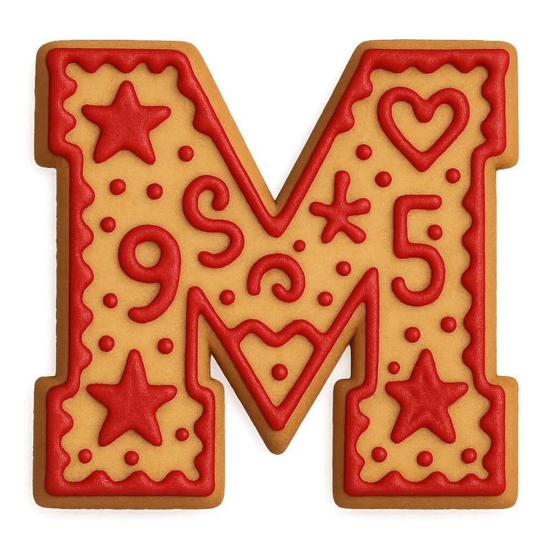 Mighty Gadget Varsity Letter M Cookie Cutter 3 Inch (Random Color) gallery