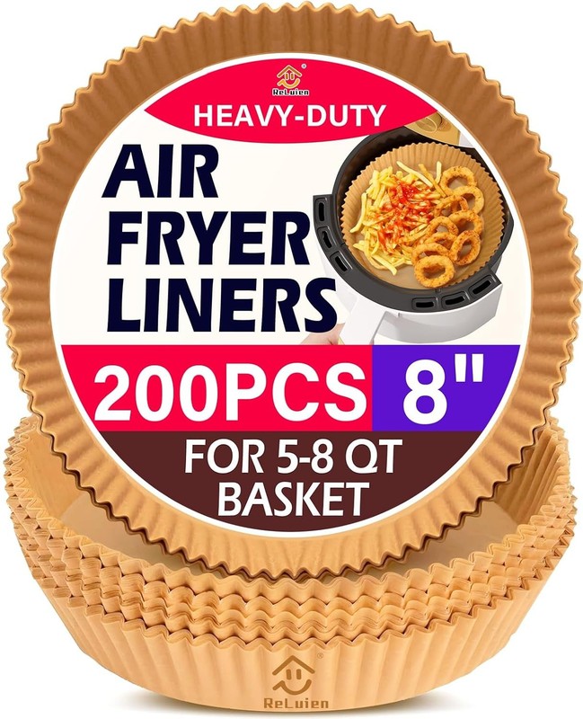 Air Fryer Liners Disposable, 200PCS Non-sti Oil Resistant Air Fryer