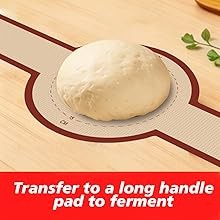 Silicone Baking Mat 3-Piece Set:1Pcs 27x19 inch Non-Slip Pastry Rolling Mat with gallery