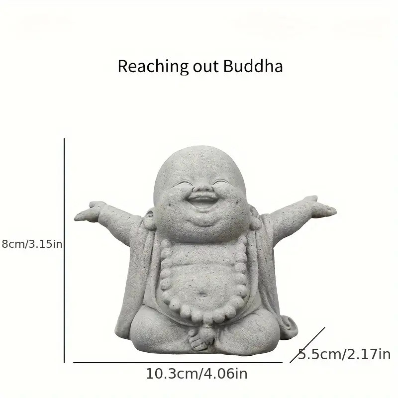 smiling buddha silicone mold Resin, plaster, soap,candle mold 0-u75567 gallery