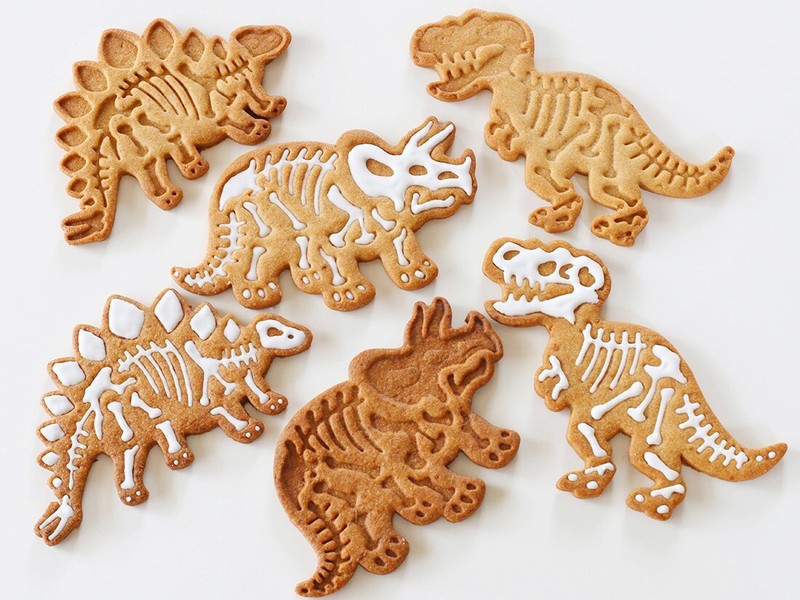 Dinosaur fossils Cookie Mold cutter mold Cotta set of 3 big size gallery