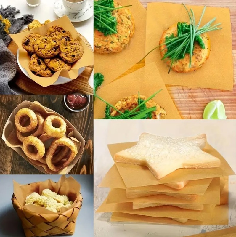 300 Pcs 6x6 Inch Precut Baking Paper - No Stick, No Burn, Effortless Baking gallery