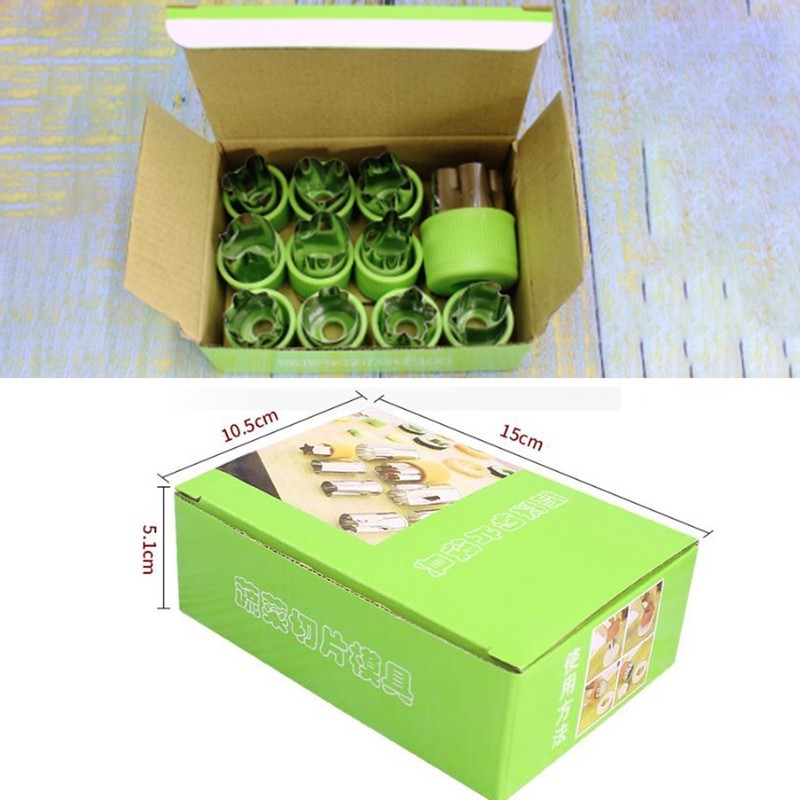 Fruit molds Vegetables molds Set Party 12pcs Food DIY Shapes Christmas gallery