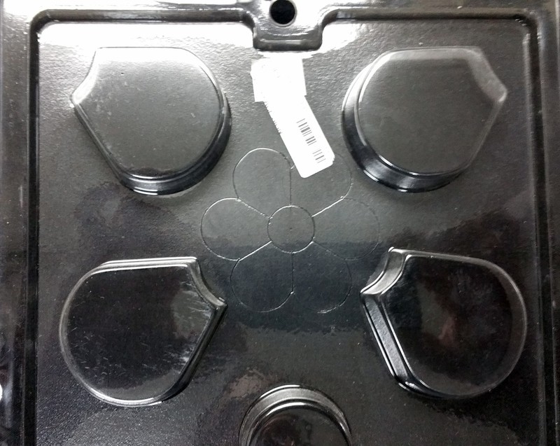 Flower Power Large Puzzle Chocolate Plastic Candy Soap Mold LOP F-358 gallery