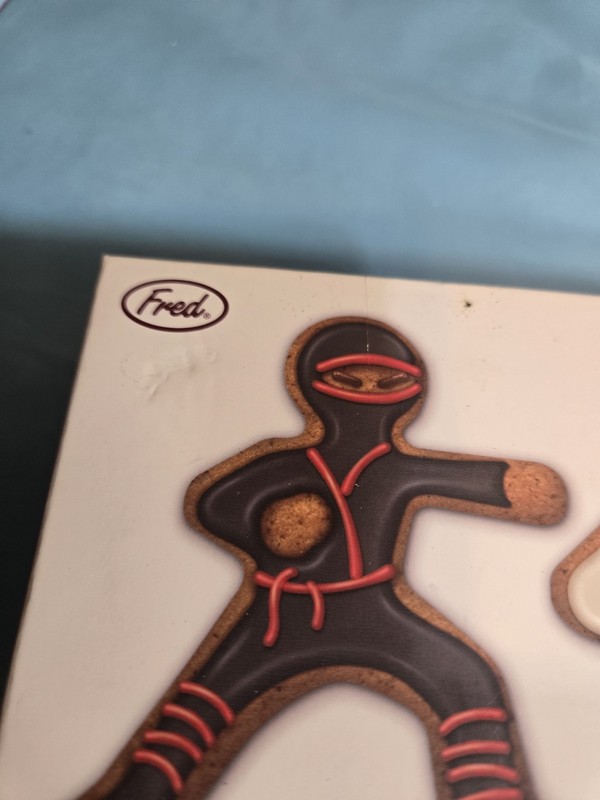 Ninja Men Ginger Bread Cookie Cutter Fred & Friends Cut Out For Action 2010 New gallery