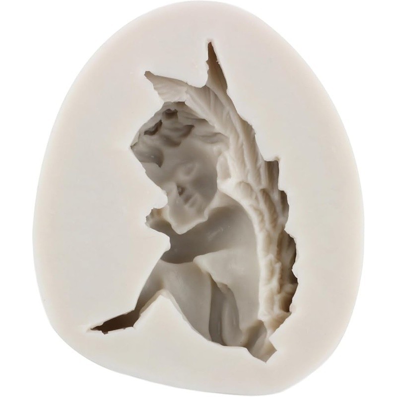 6pcs Angel Baby Fondant Molds Food Grade Silicone Candy Chocolate Cake Decor New gallery