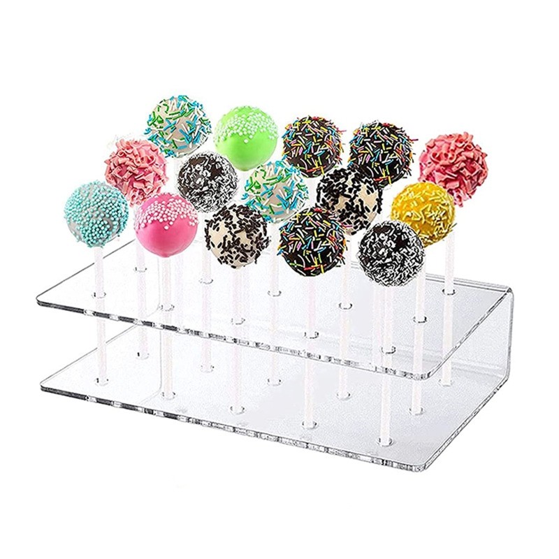 Clear Acrylic Lollipop Holder 15 Hole Durable Candy Support Holders Supplies gallery