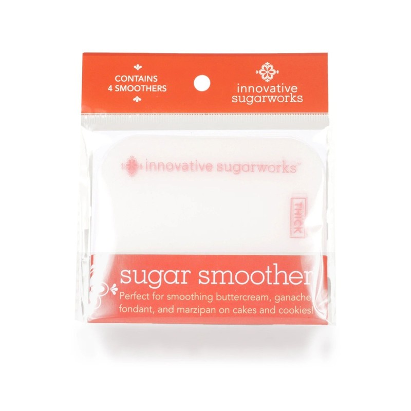 Innovative Sugarworks Sugar Smoother Food-Grade Cake Decorating Tool 4 Pack