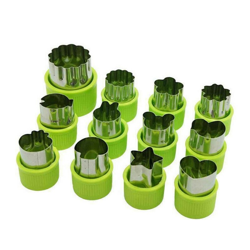 Fruit molds Vegetables molds Set Party 12pcs Food DIY Shapes Christmas gallery