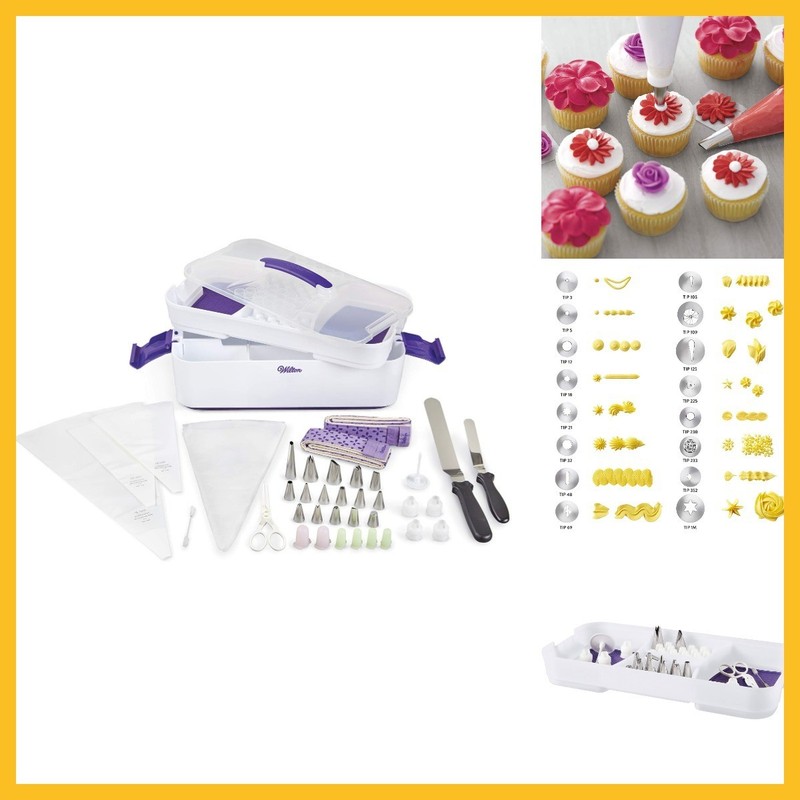 Wilton Decorator Preferred Cake Decorating Set, 48-Piece Cake Decorating Tips