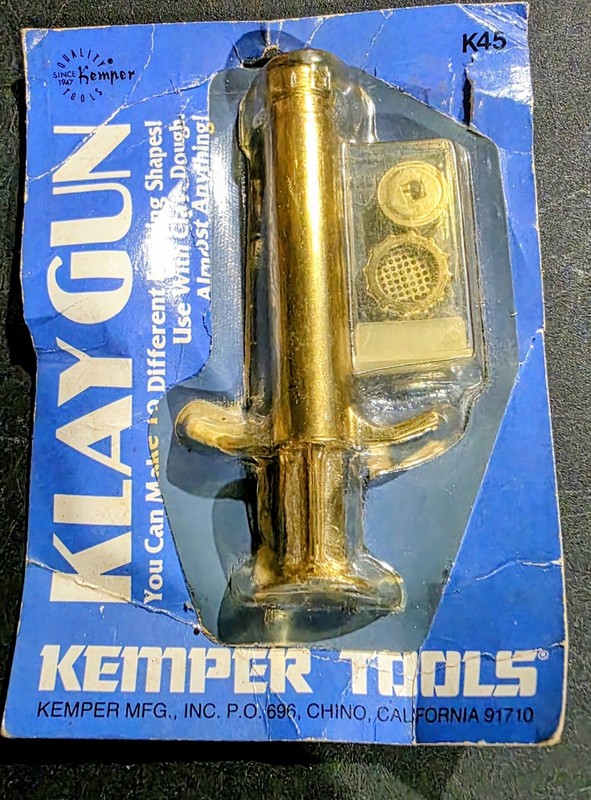 Kemper Tools Klay Gun 19 Interchangeable Discs Shapes Clay Dough Extruder Sealed