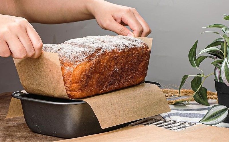 Unbleached Parchment Paper Loaf Pan Liners for Baking Bread 9x5, gallery