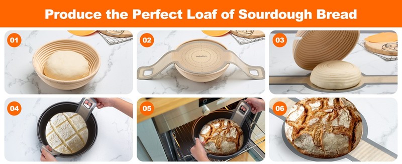 Sourdough Silicone Bread Sling -Oval and Round Non-Stick & Easy Clean Silicone gallery
