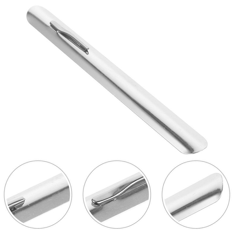 Portable Aluminum Crumb Scraper Stainless Steel Tabletop Crumb Cleaner Silver gallery